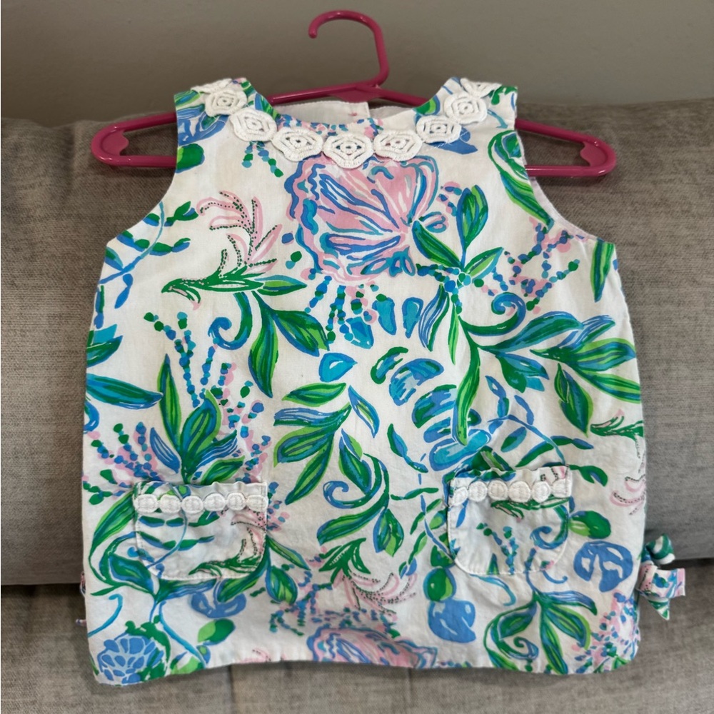 Lilly Pulitzer Infant Shift Dress with bloomers EUC worn once